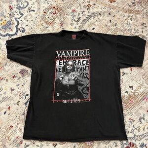 Vintage Single Stitch Vampire the Masquerade Graphic Tee - Black XL